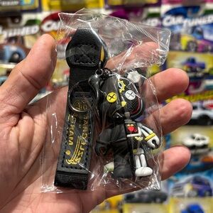 Black and White Bear Keychain